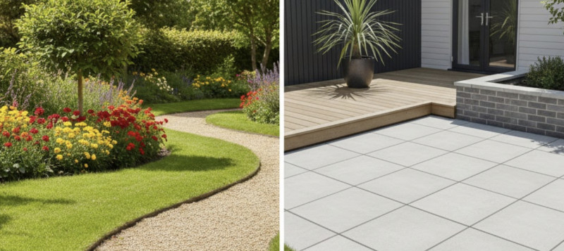 Soft vs Hard Landscaping UK: Complete Comparison Guide
